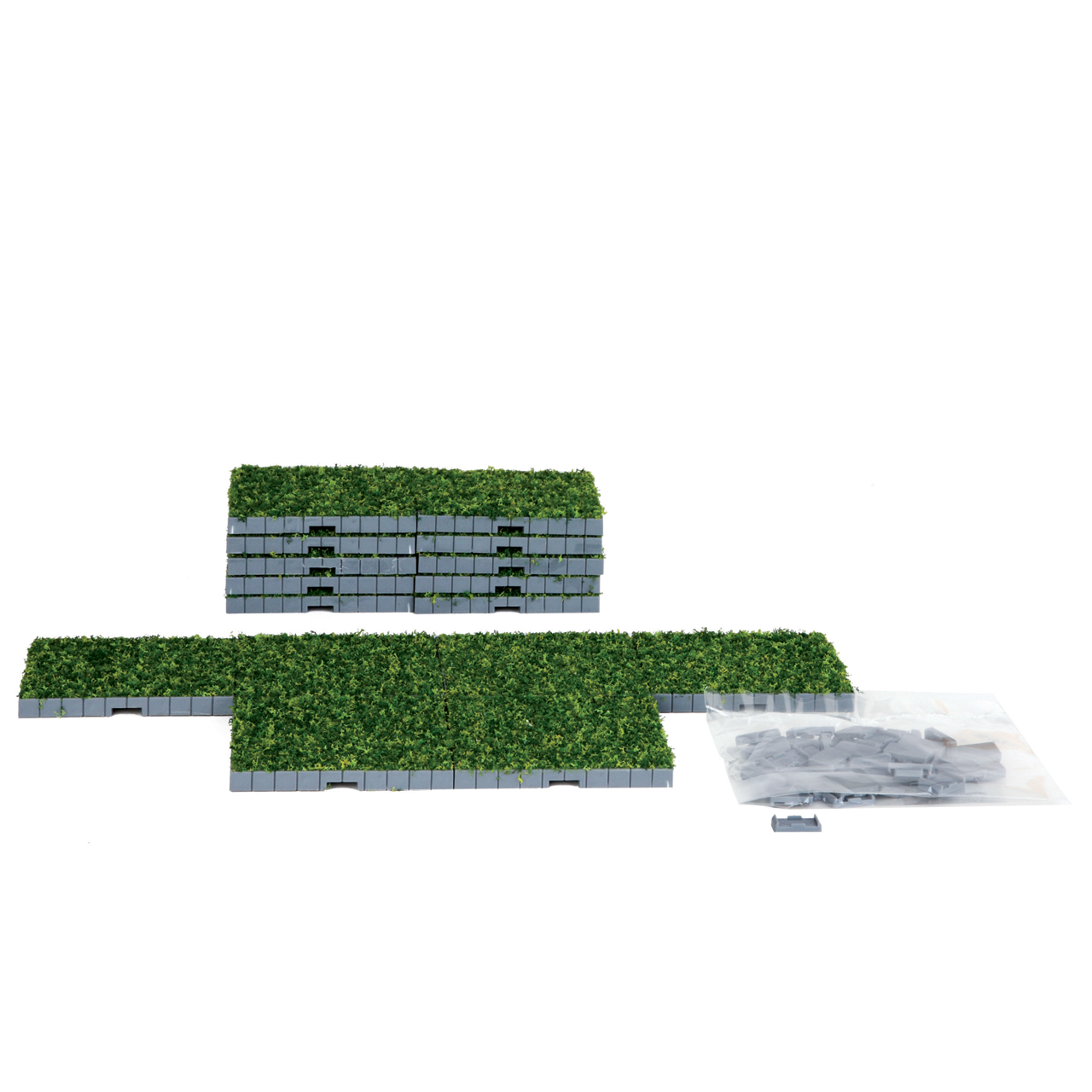 Lemax Plaza System (Grass, Square) - 16 Pcs