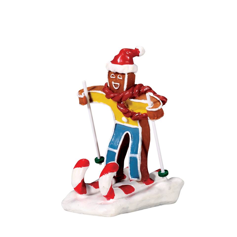 Candy Cane Skier